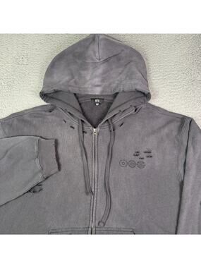 BTS Arirang Tour US Exclusive Charcoal Full Zip Hoodie Adult XL Official